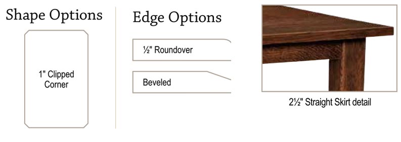 amish woodworking custom table image
