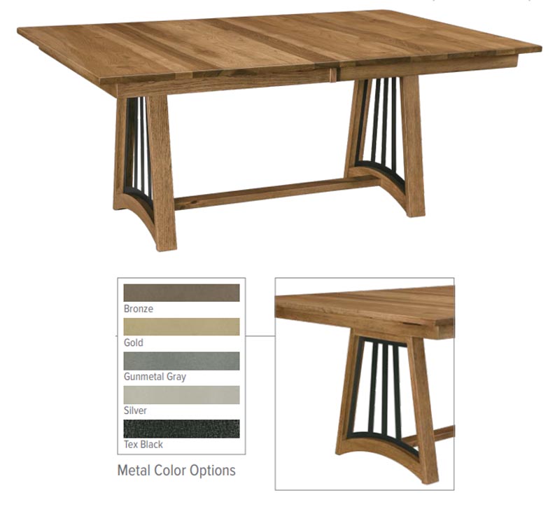 amish woodworking custom table image