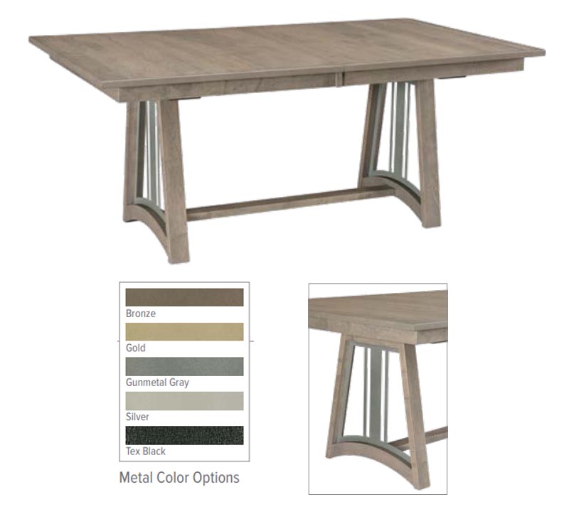 amish woodworking custom table image