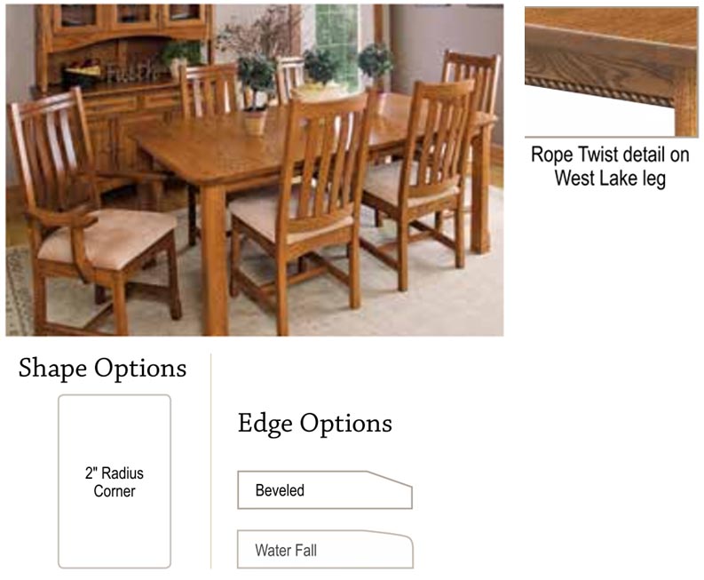 amish woodworking custom table image