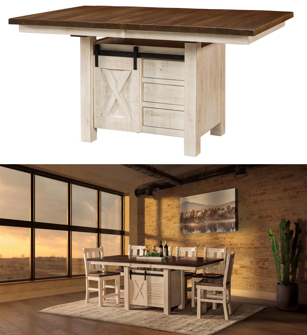 amish woodworking custom table image
