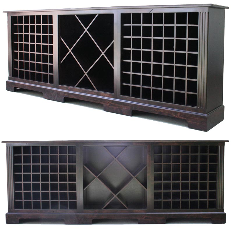 amish woodworking custom wine cabinet image