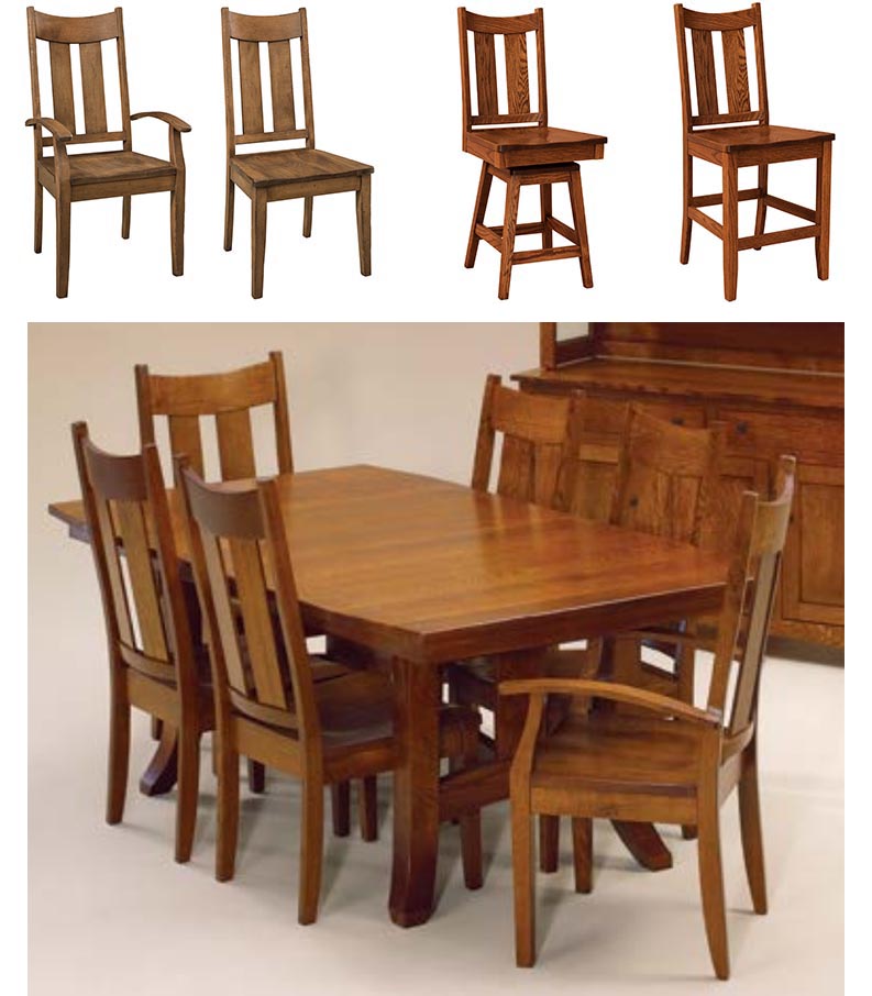 amish woodworking custom wood chair image