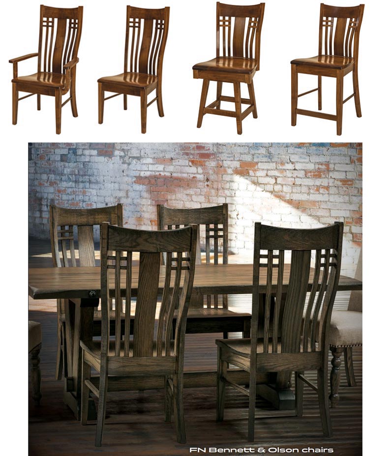 amish woodworking custom wood chair image