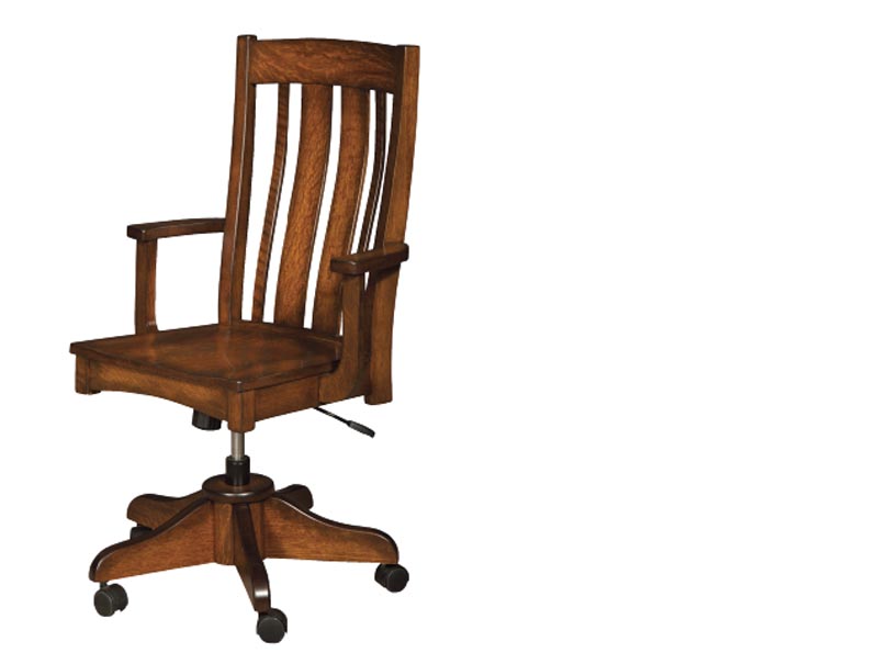amish woodworking custom wood chair image
