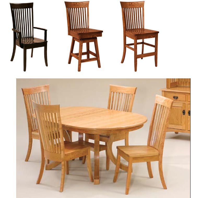 amish woodworking custom wood chair image