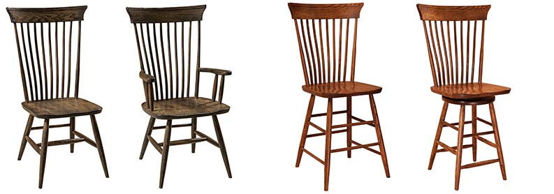 amish woodworking custom wood chair image