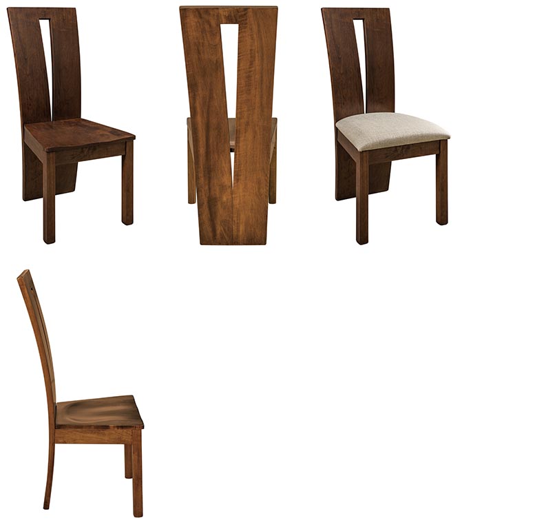 amish woodworking custom wood chair image