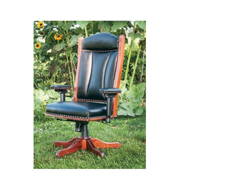 amish woodworking custom wood chair image