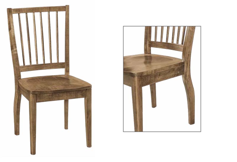 amish woodworking custom wood chair image