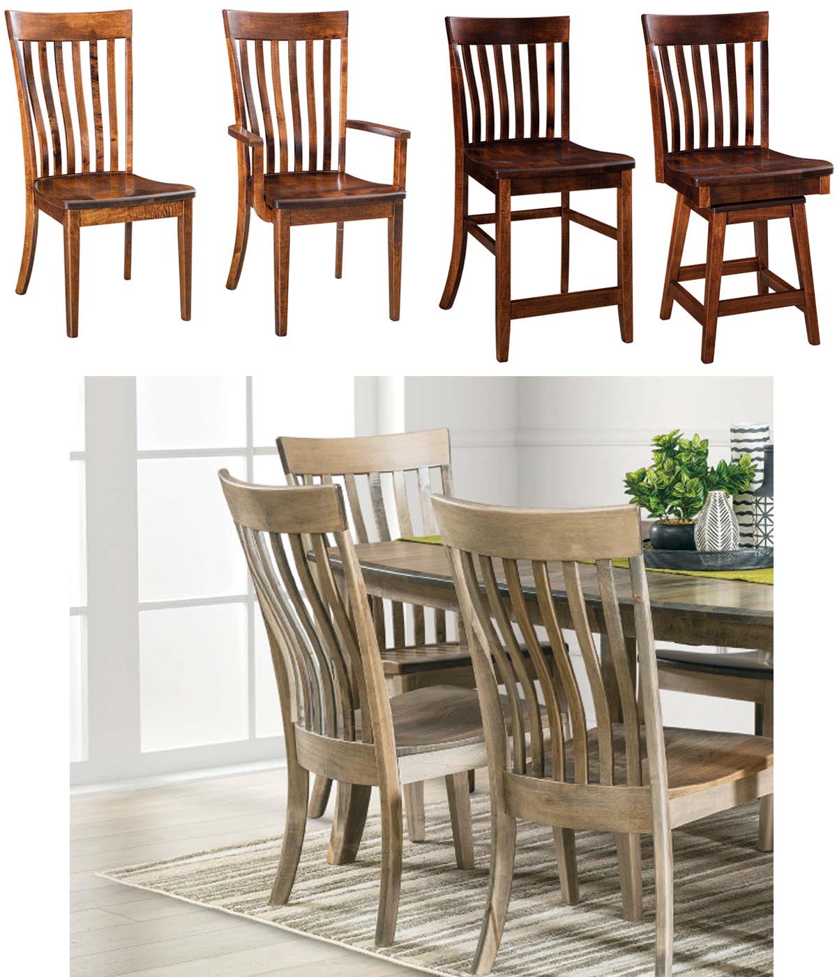 amish woodworking custom wood chair image