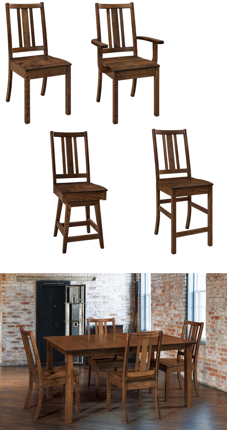 amish woodworking custom wood chair image