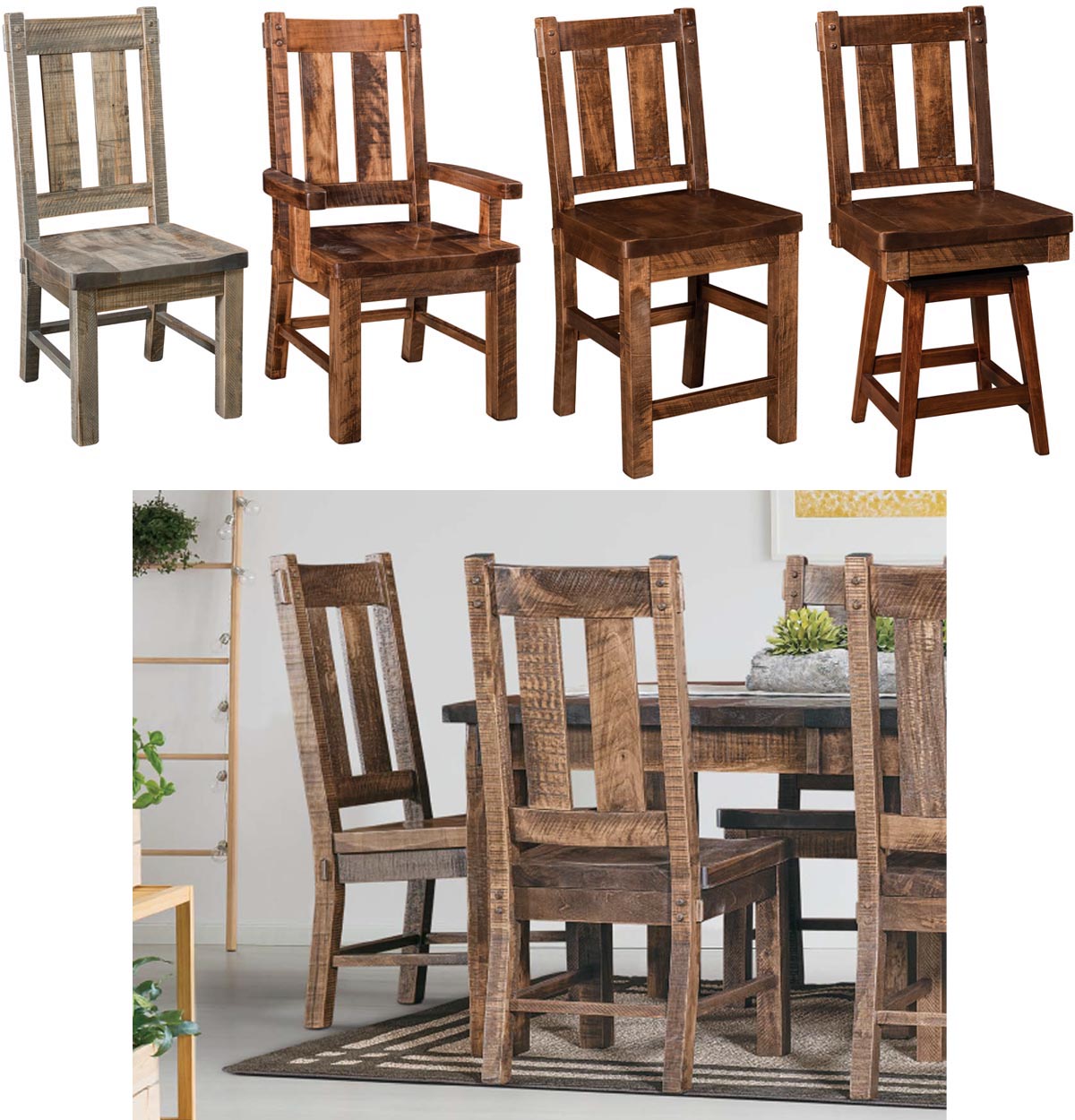 amish woodworking custom wood chair image