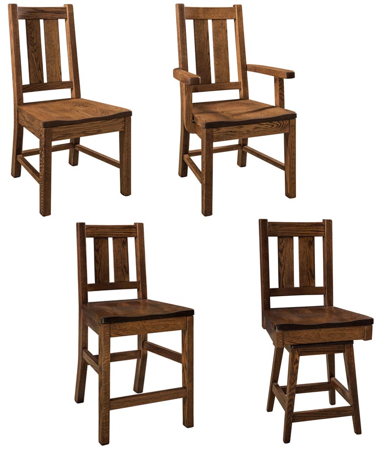 amish woodworking custom wood chair image