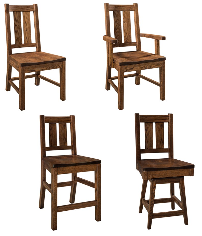 amish woodworking custom wood chair image