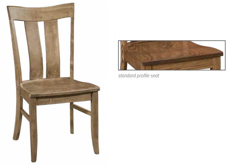 amish woodworking custom wood chair image