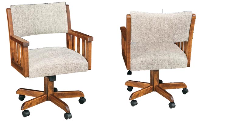 amish woodworking custom wood chair image