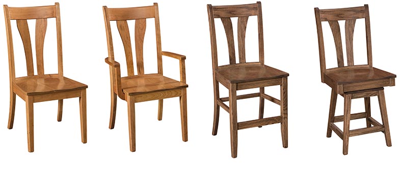 amish woodworking custom wood chair image