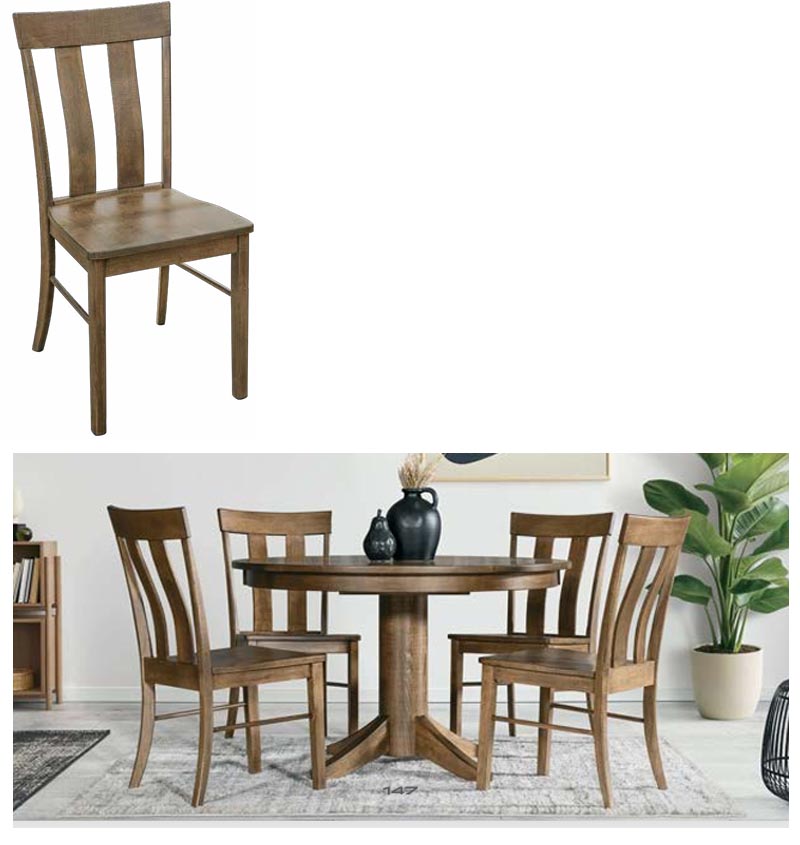 amish woodworking custom wood chair image