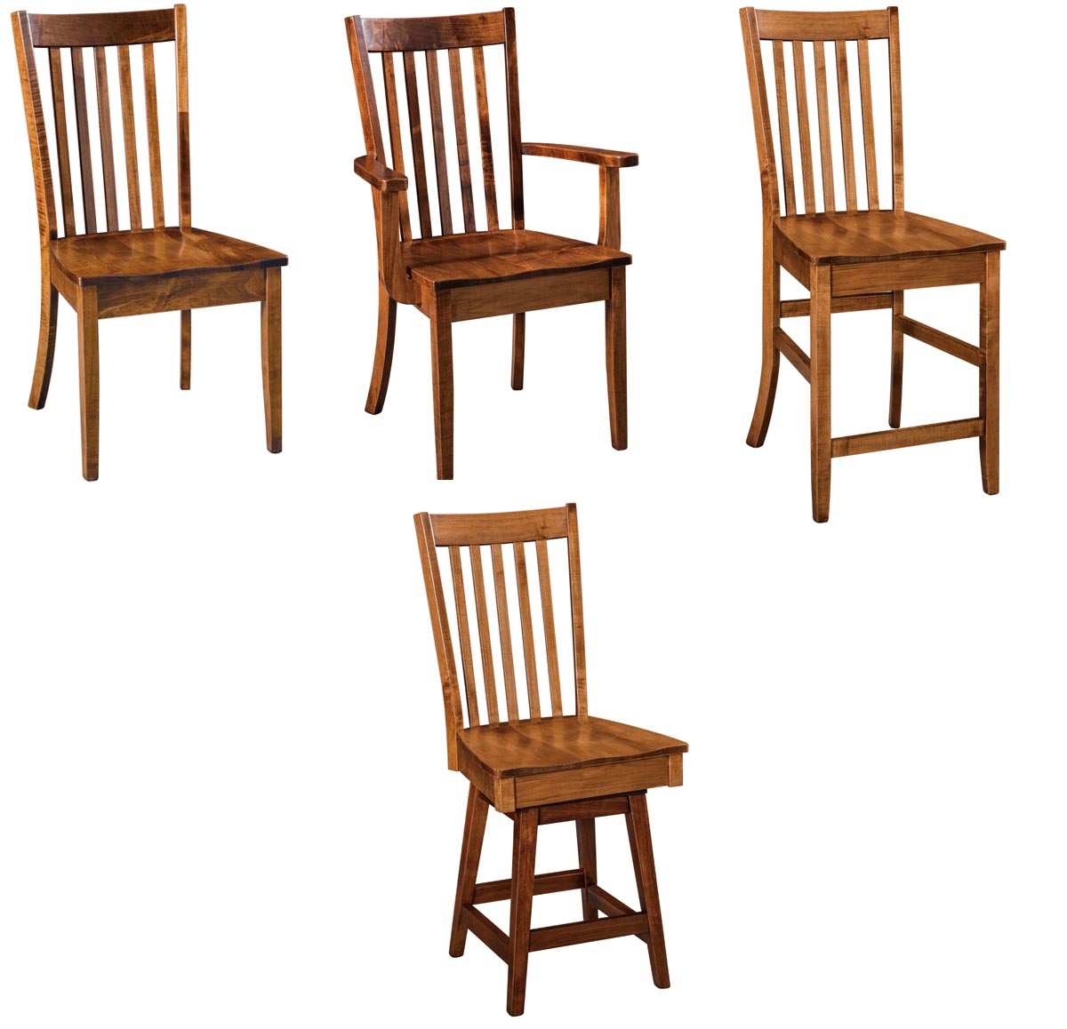 amish woodworking custom wood chair image