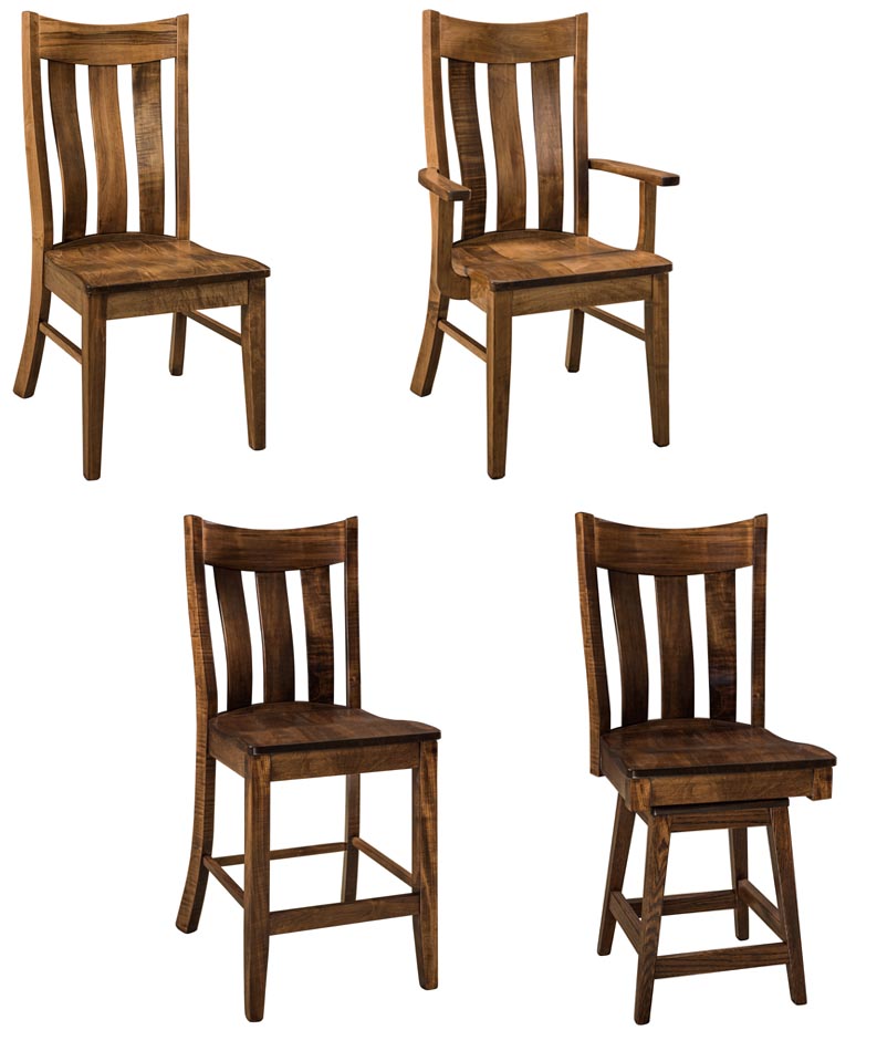 amish woodworking custom wood chair image