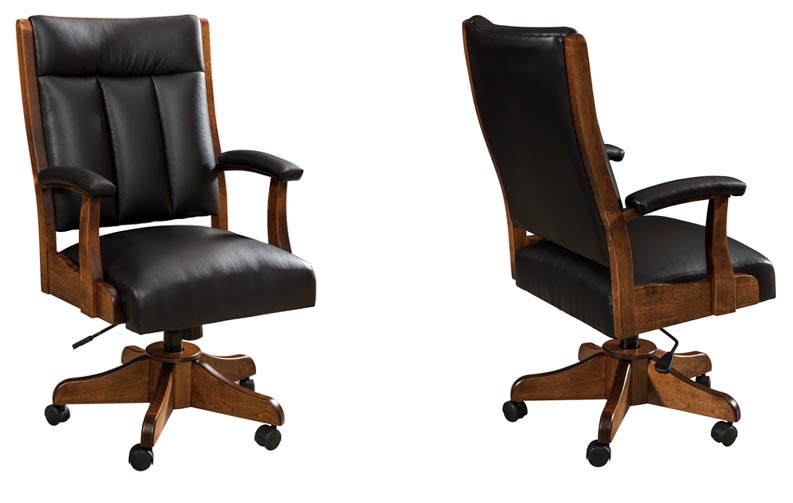 amish woodworking custom wood chair image