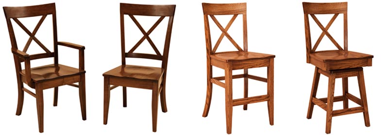 amish woodworking custom wood chair image