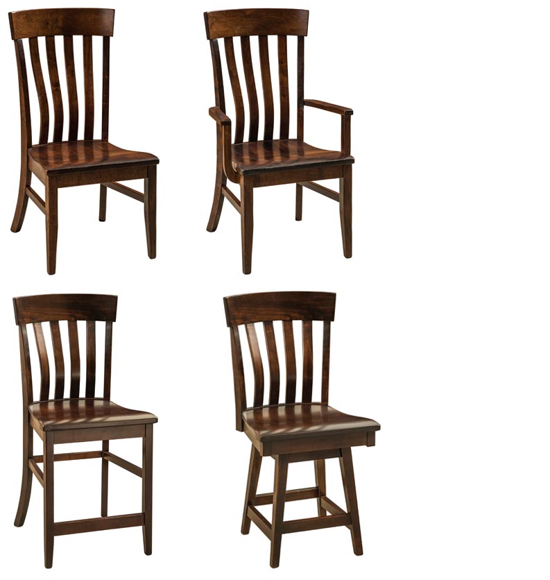 amish woodworking custom wood chair image