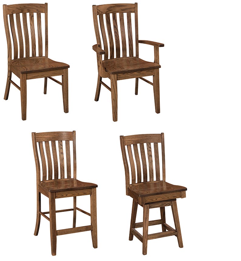 amish woodworking custom wood chair image