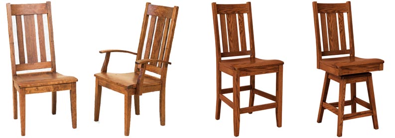 amish woodworking custom wood chair image