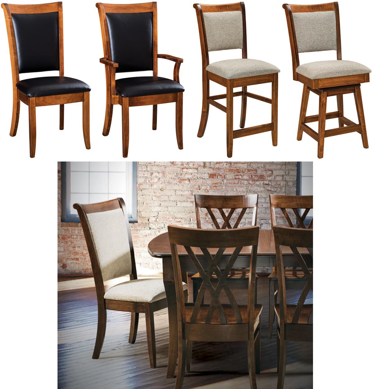 amish woodworking custom wood chair image