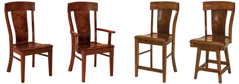 amish woodworking custom wood chair image