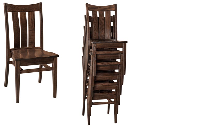 amish woodworking custom wood chair image