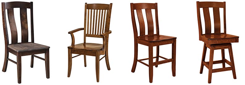 amish woodworking custom wood chair image