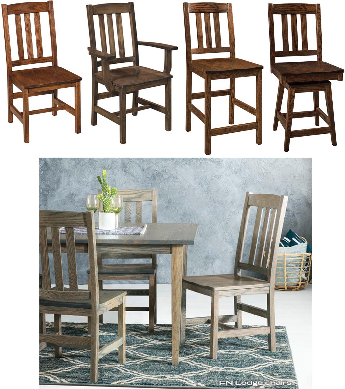 amish woodworking custom wood chair image