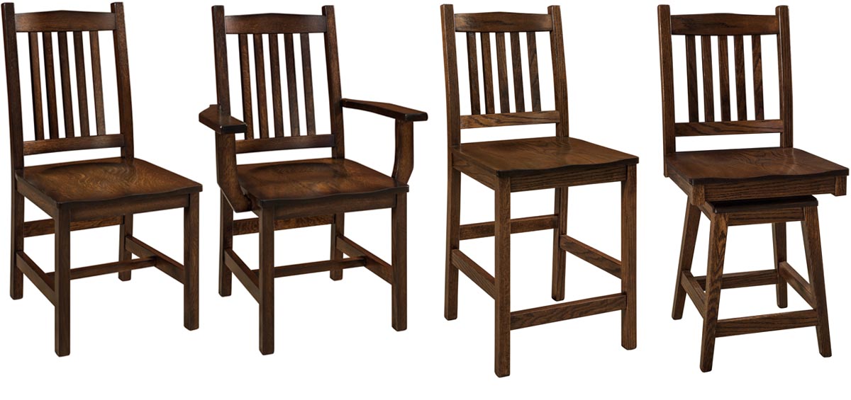 amish woodworking custom wood chair image