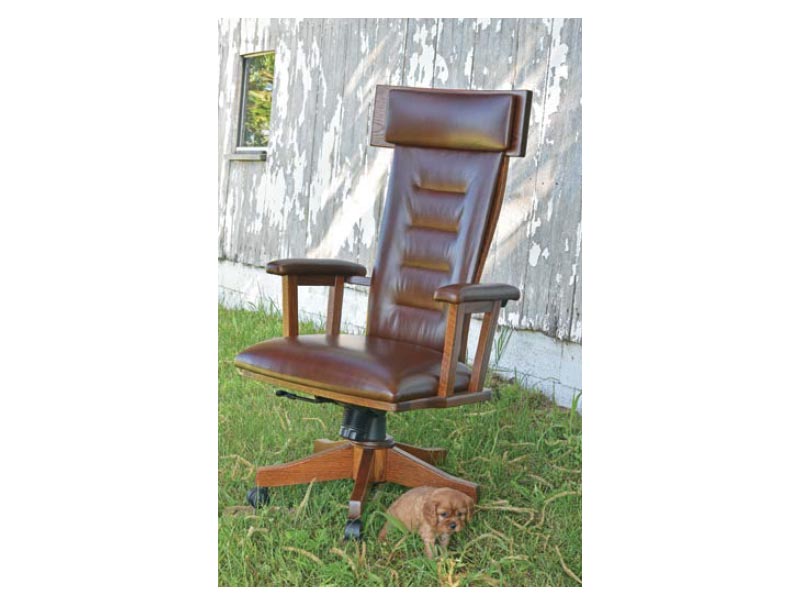 amish woodworking custom wood chair image