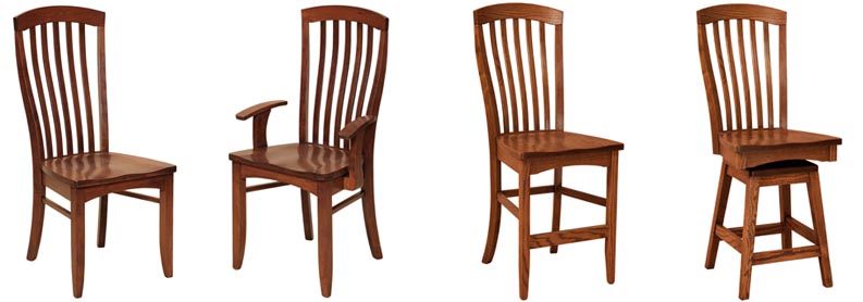 amish woodworking custom wood chair image