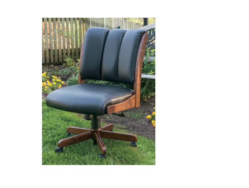 amish woodworking custom wood chair image