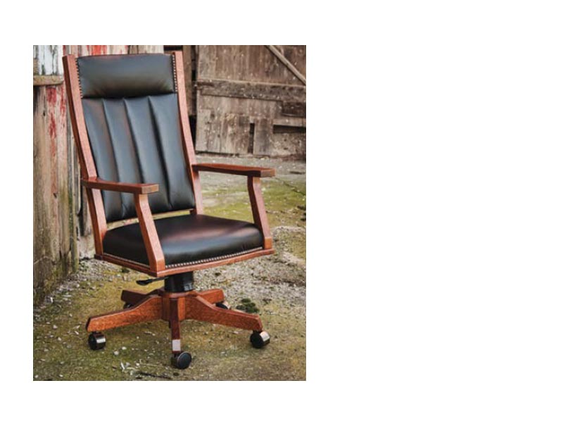amish woodworking custom wood chair image