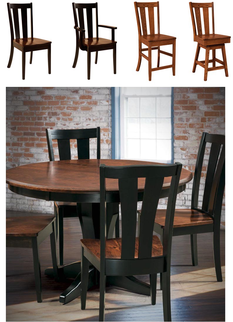 amish woodworking custom wood chair image
