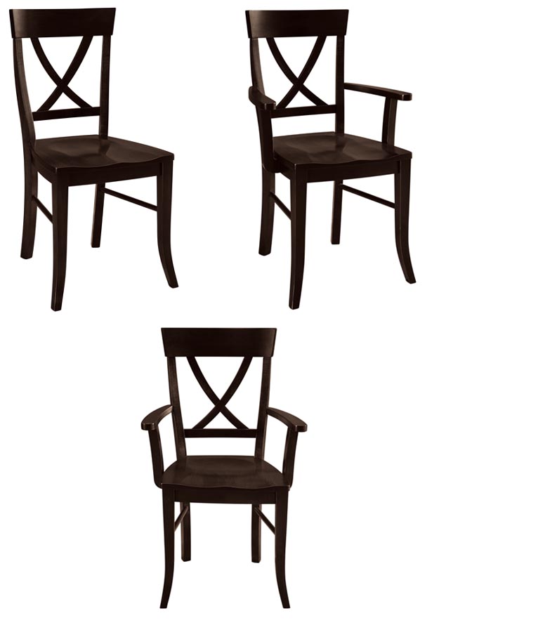 amish woodworking custom wood chair image