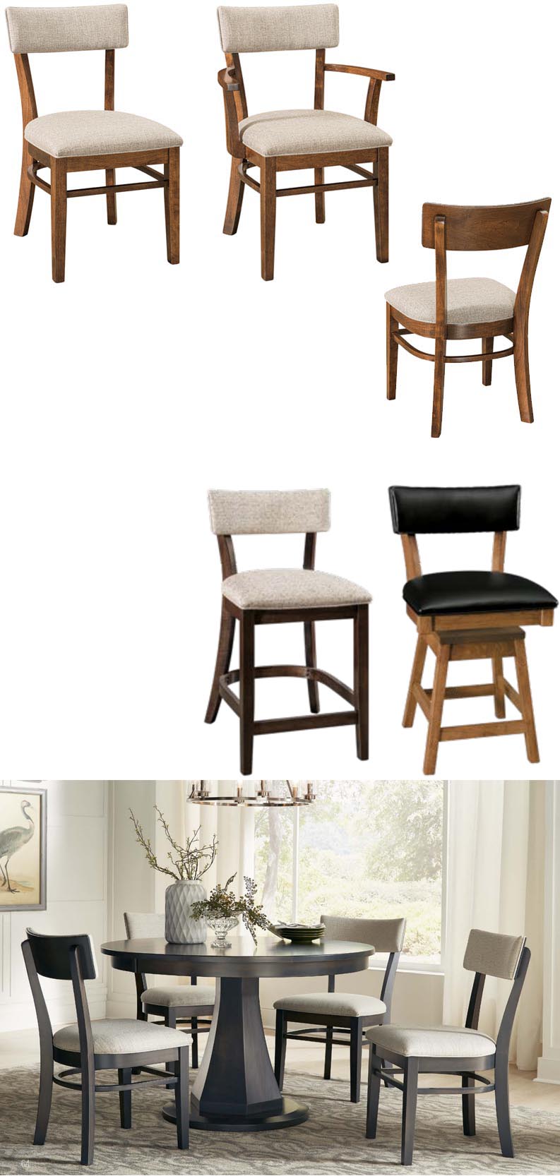 amish woodworking custom wood chair image
