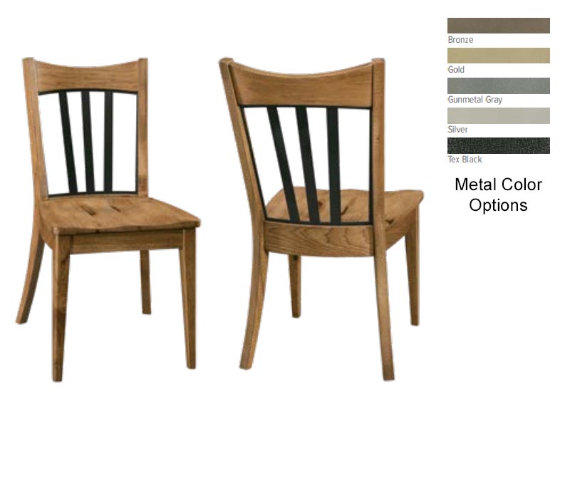 amish woodworking custom wood chair image