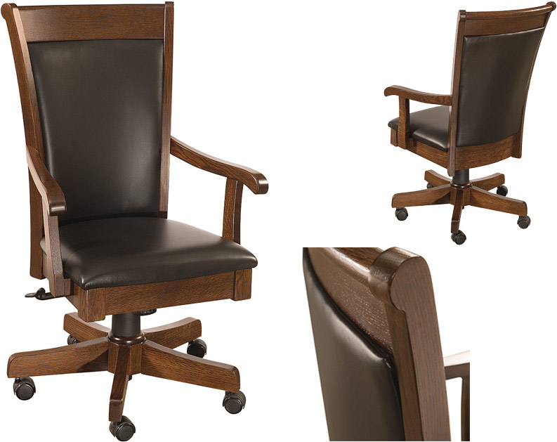 amish woodworking custom wood chair image