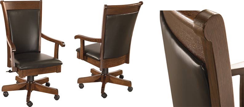 amish woodworking custom wood chair image
