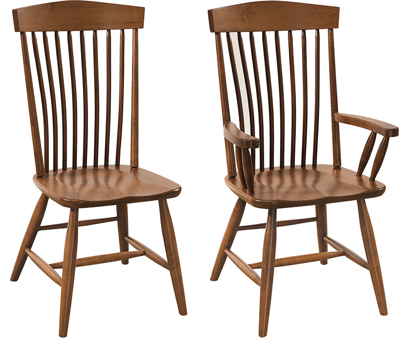 amish woodworking custom wood chair image