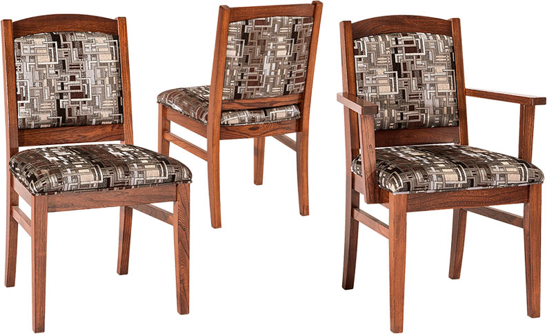 amish woodworking custom wood chair image