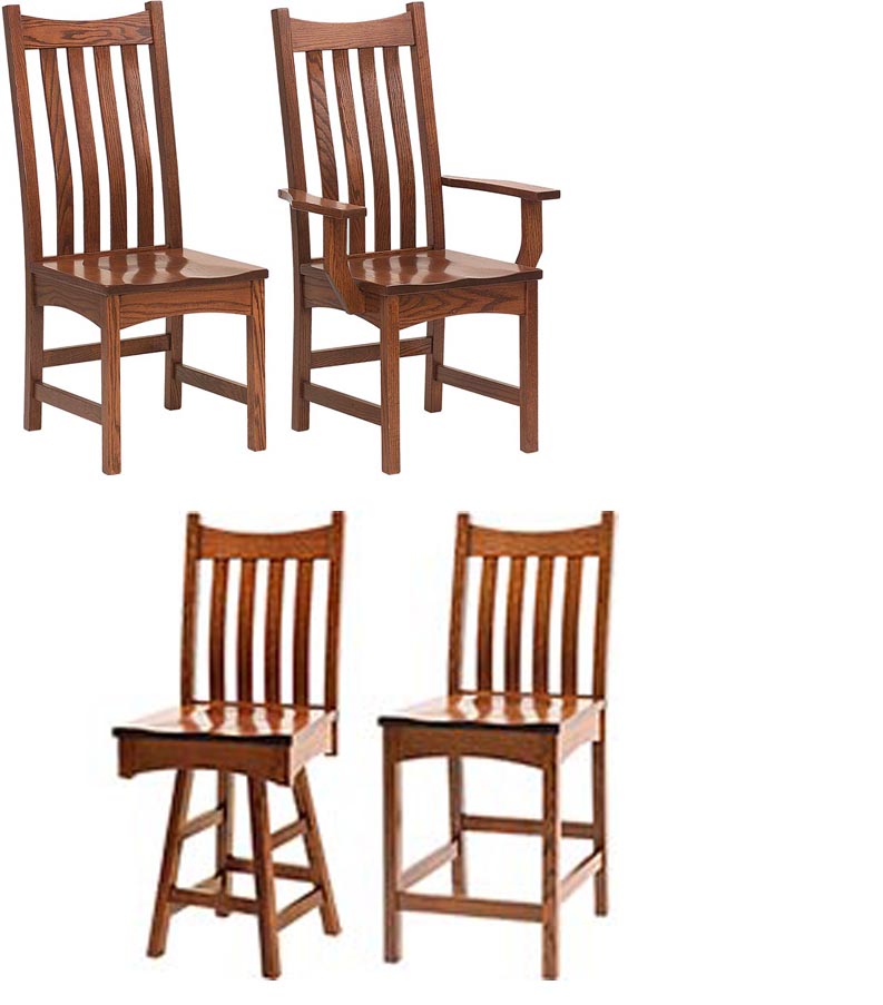 amish woodworking custom wood chair image