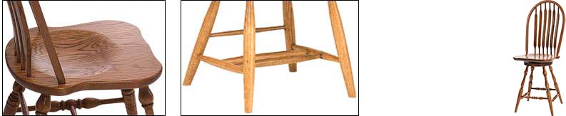 amish woodworking custom wood chair image